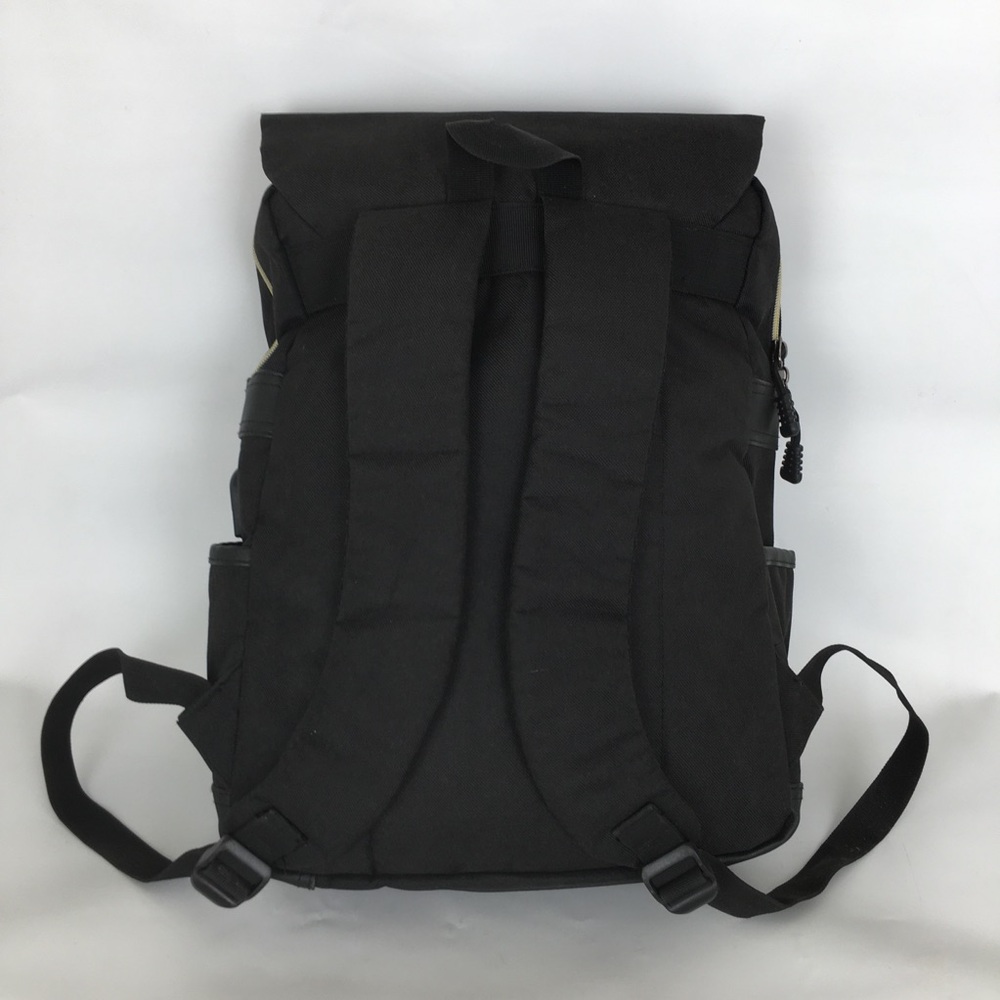 ⚜️Black Canvas Flap Backpack for Women - Picture 13 of 15